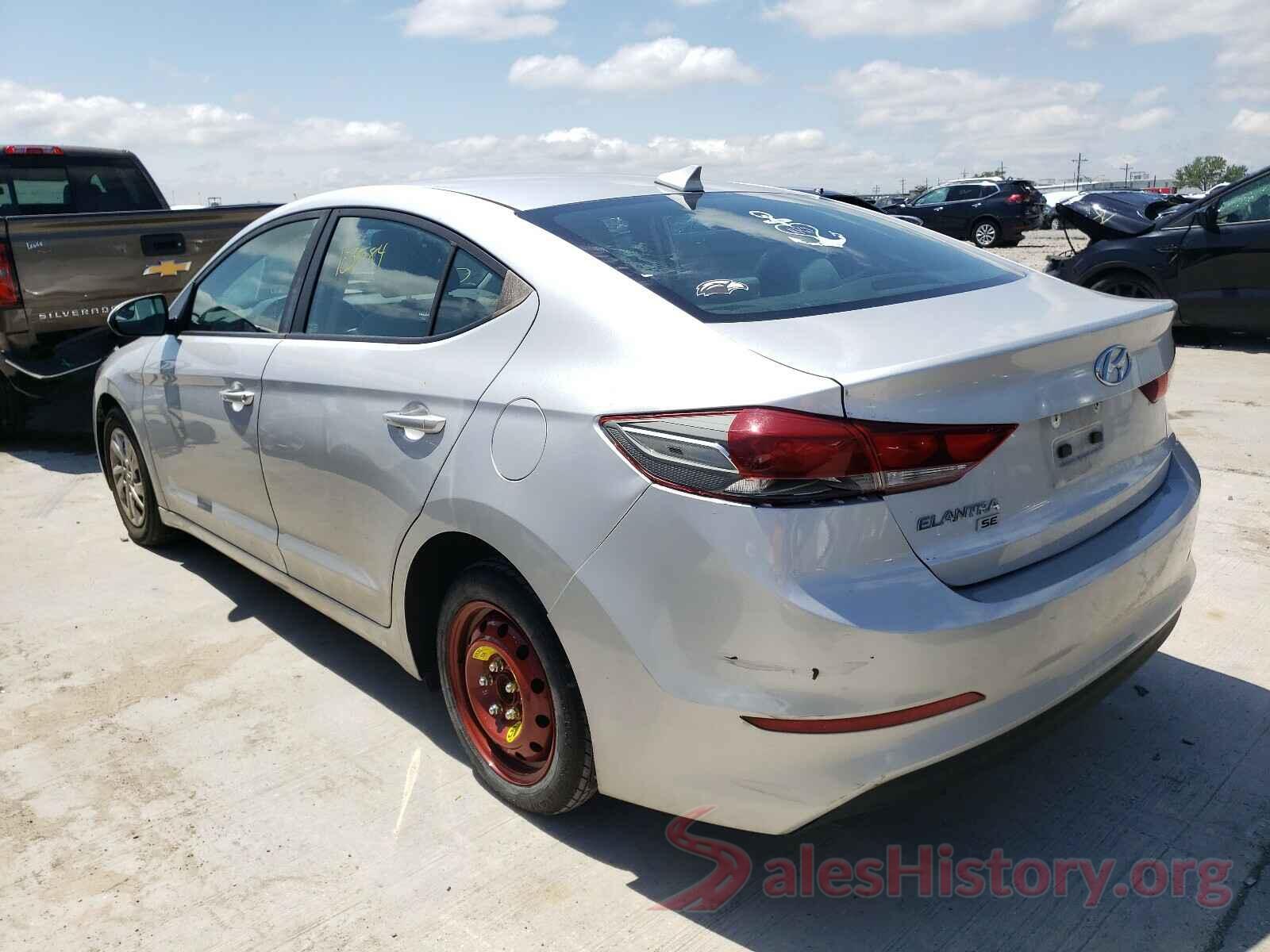 KMHD74LFXHU099284 2017 HYUNDAI ELANTRA