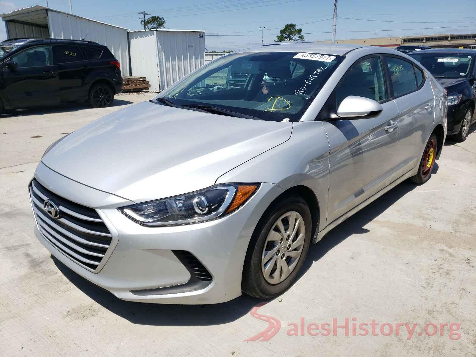 KMHD74LFXHU099284 2017 HYUNDAI ELANTRA