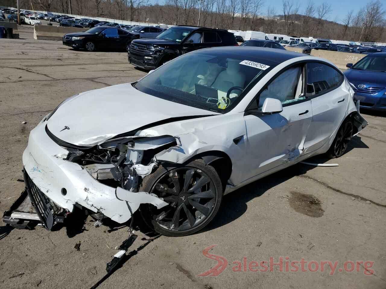 5YJ3E1EBXLF703755 2020 TESLA MODEL 3