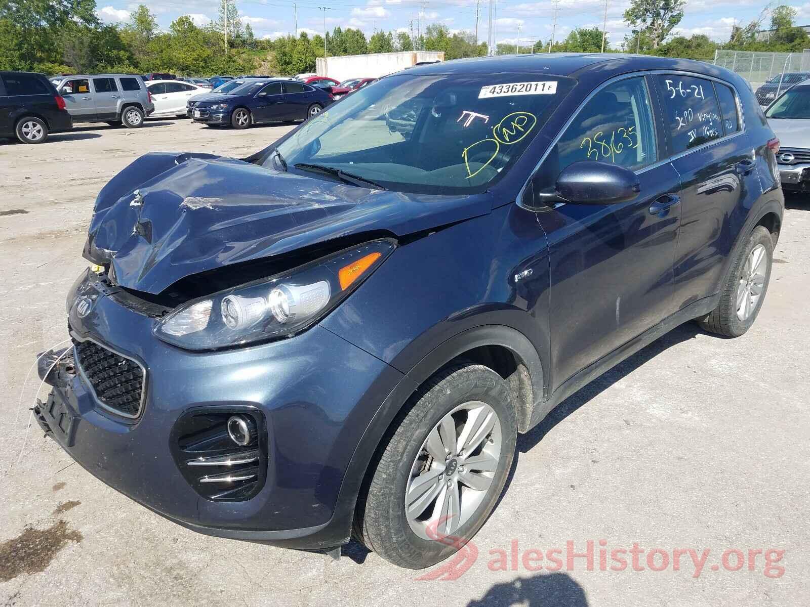 KNDPMCAC5K7627834 2019 KIA SPORTAGE