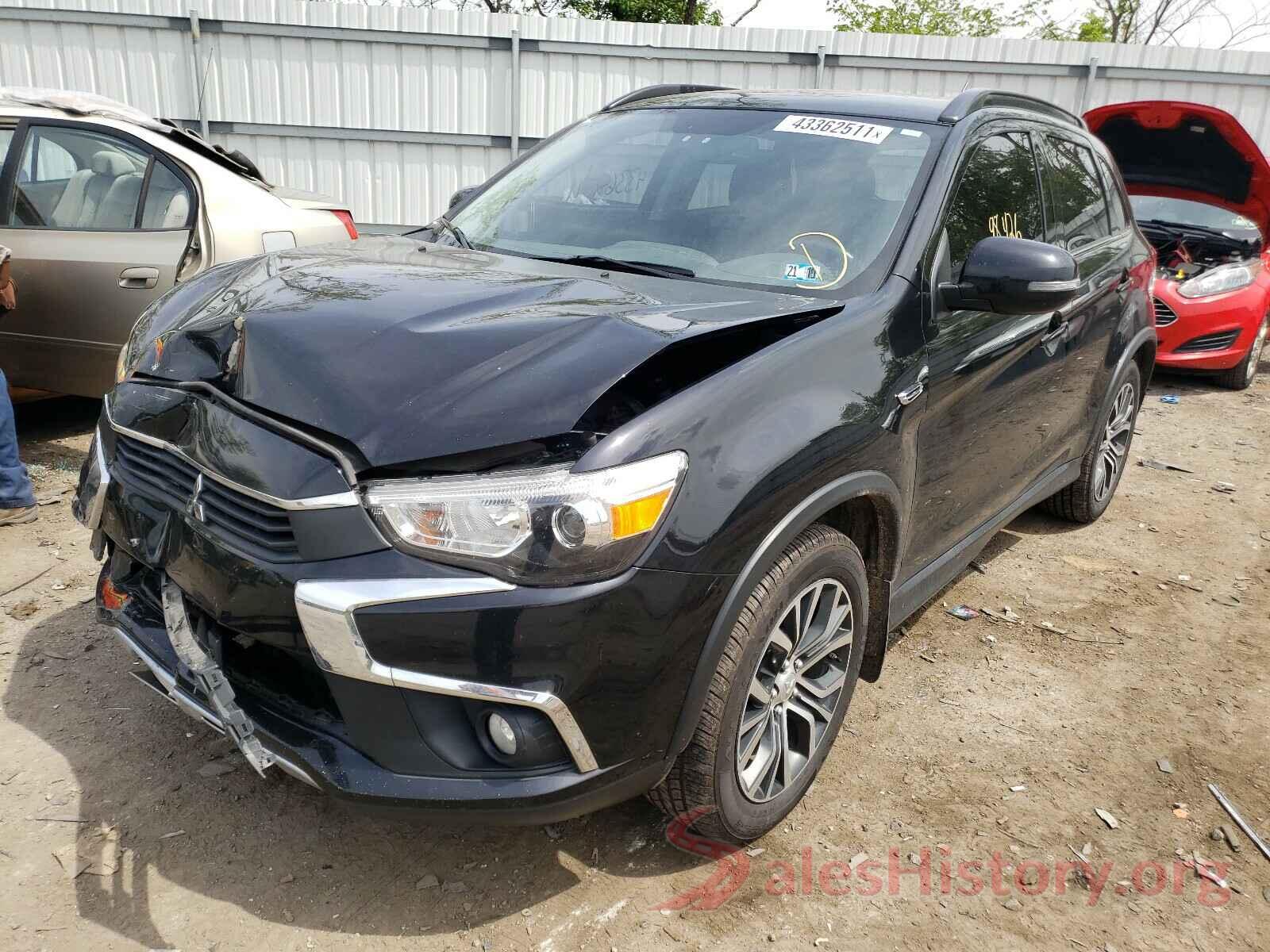 JA4AR4AW6GZ023187 2016 MITSUBISHI OUTLANDER