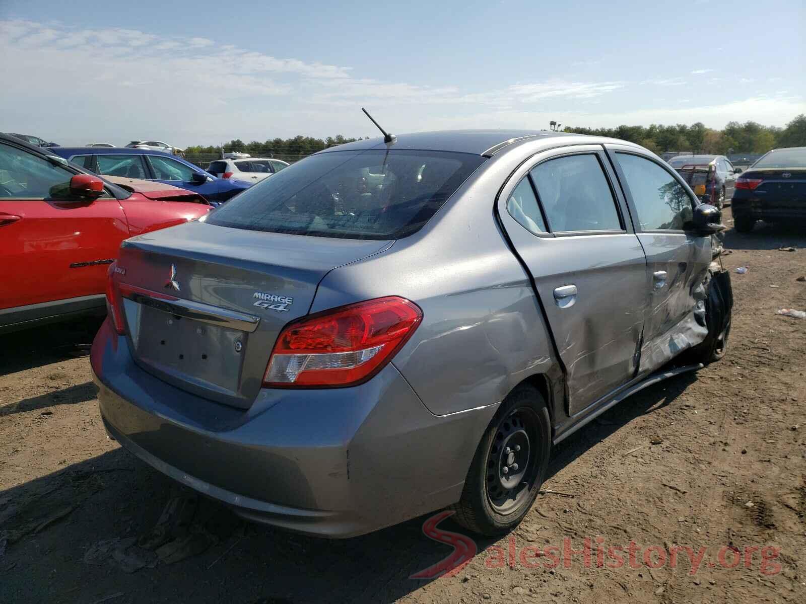 ML32F3FJ6KHF08542 2019 MITSUBISHI MIRAGE