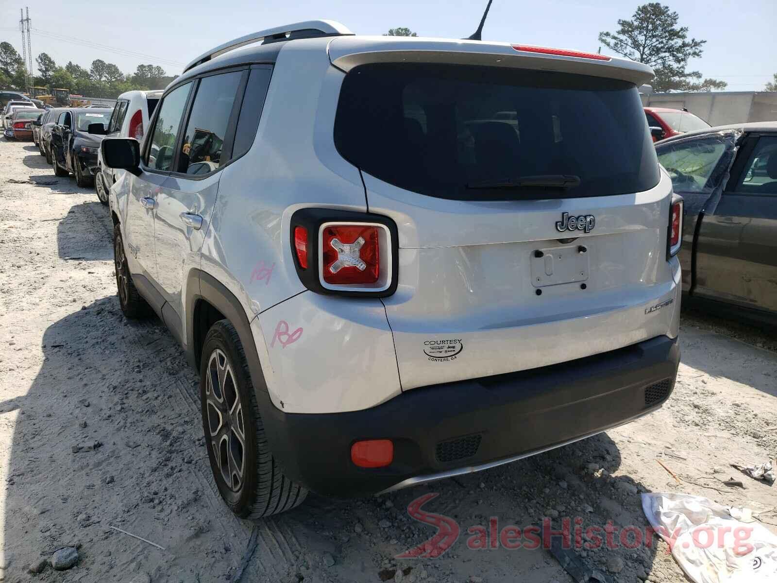 ZACCJADT9GPC69042 2016 JEEP RENEGADE