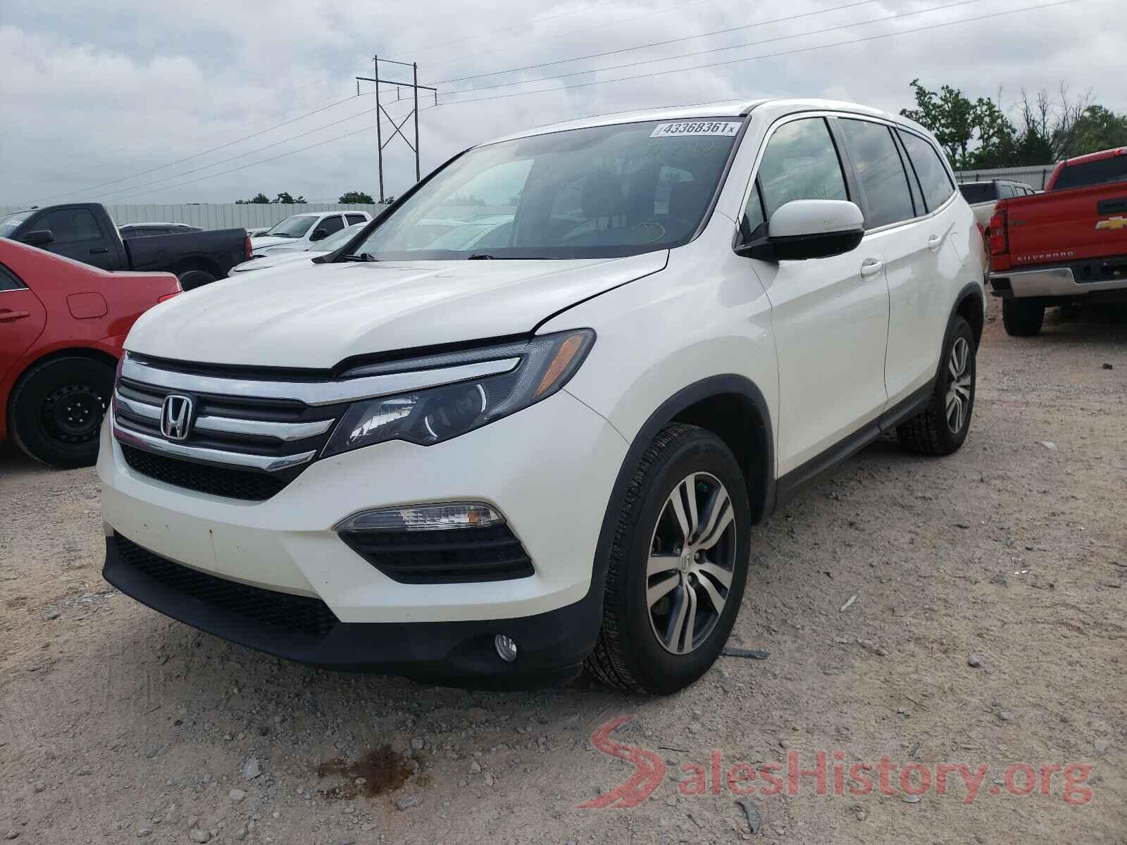 5FNYF6H58GB126462 2016 HONDA PILOT