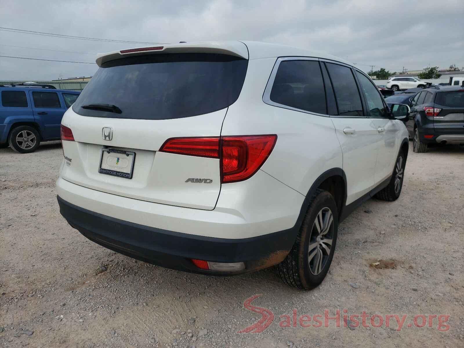 5FNYF6H58GB126462 2016 HONDA PILOT