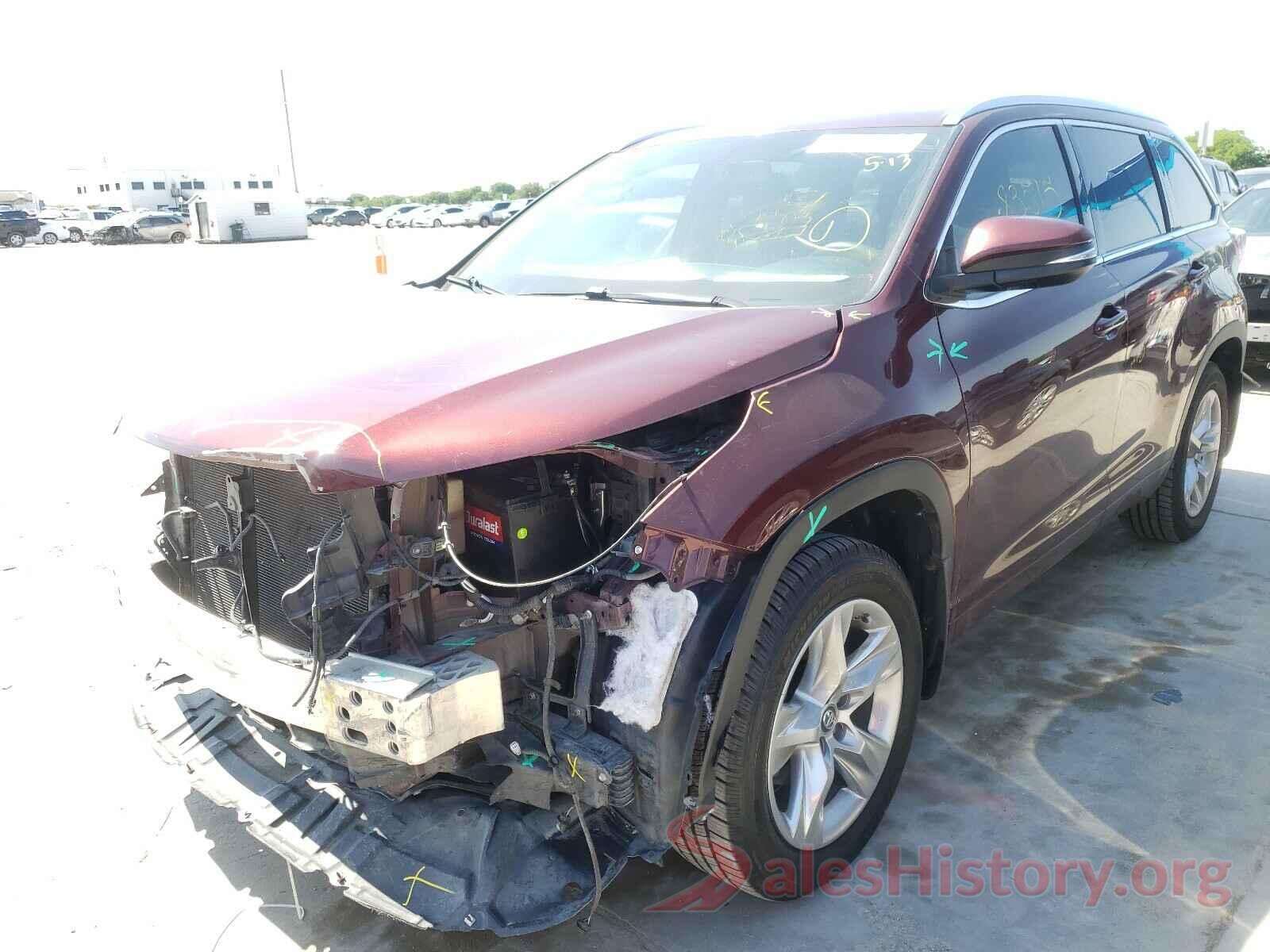 5TDYKRFH5GS161448 2016 TOYOTA HIGHLANDER