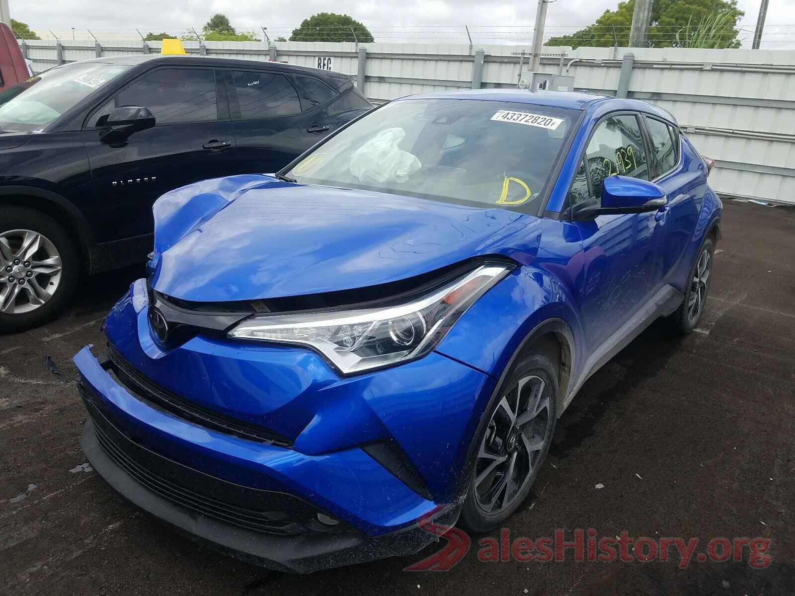 NMTKHMBX7KR073450 2019 TOYOTA C-HR