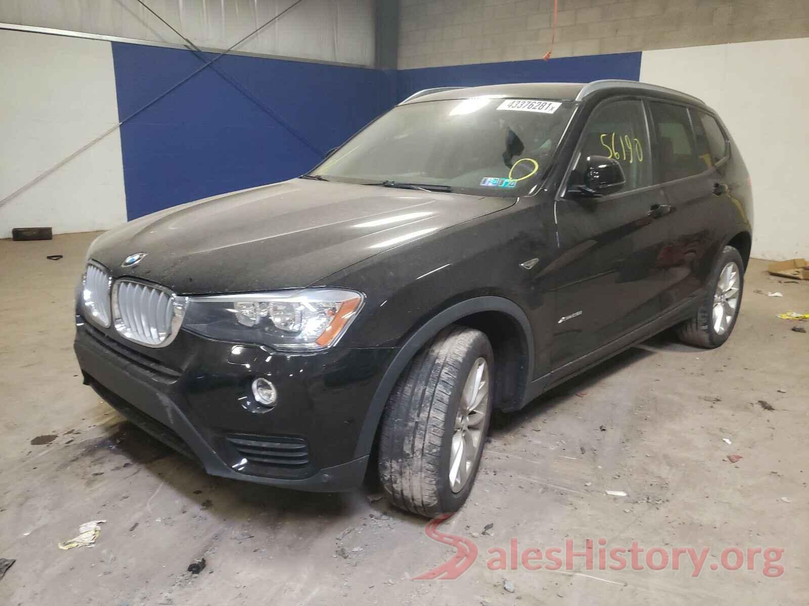 5UXWX9C36H0W74907 2017 BMW X3