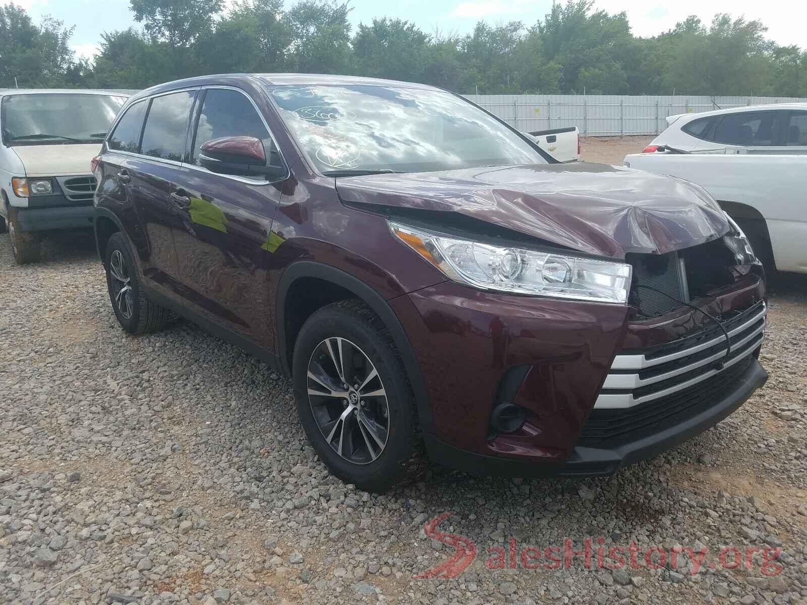 5TDZARFH0KS057398 2019 TOYOTA HIGHLANDER