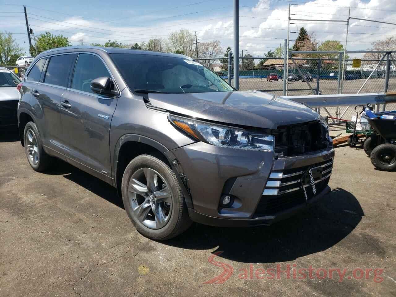 5TDDGRFH8KS065984 2019 TOYOTA HIGHLANDER