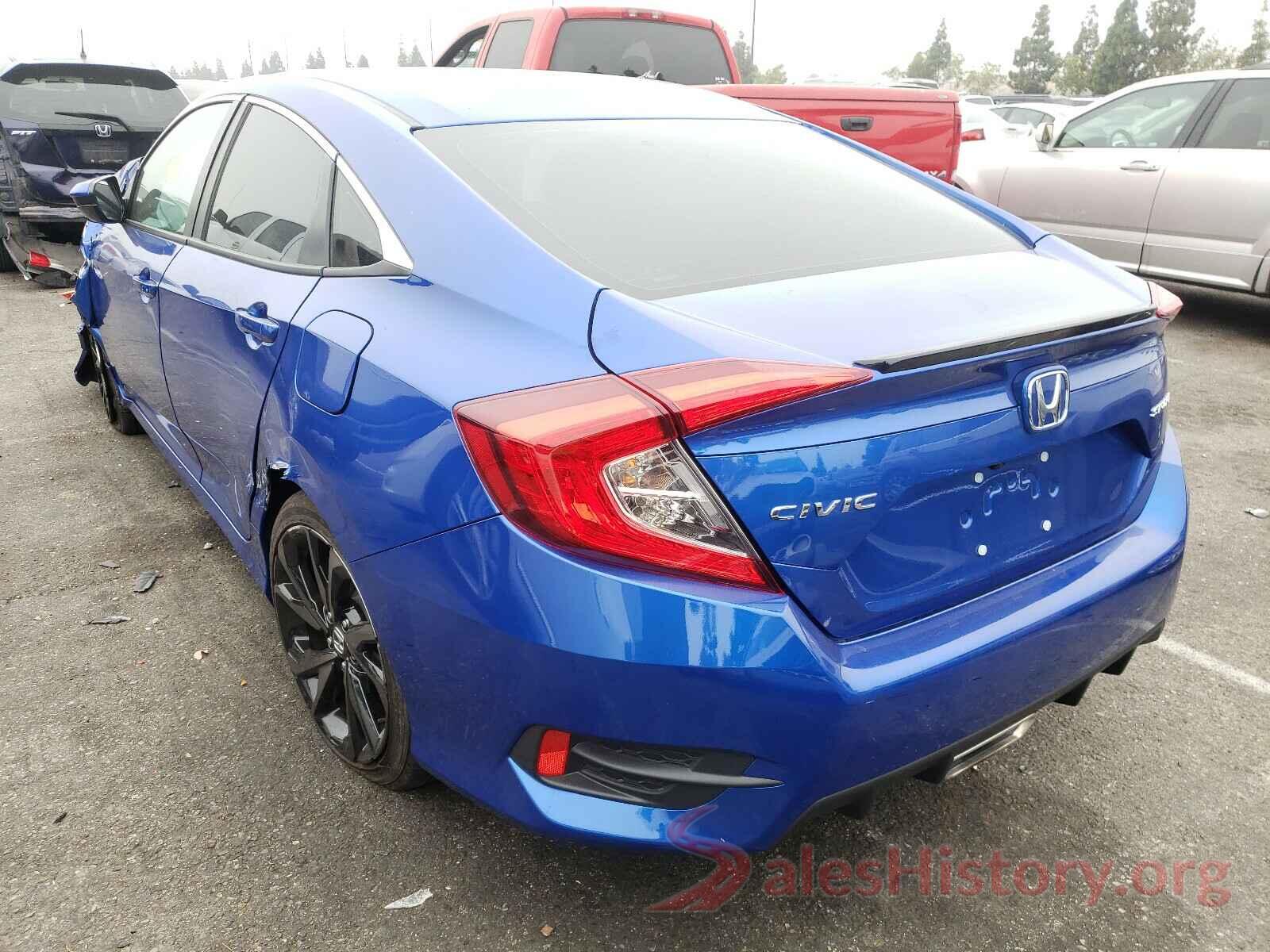 19XFC2F8XLE205539 2020 HONDA CIVIC