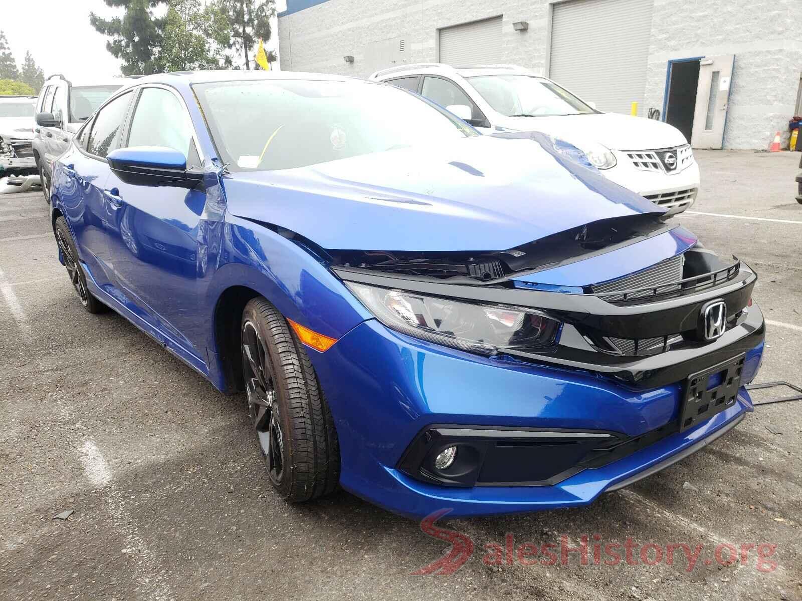 19XFC2F8XLE205539 2020 HONDA CIVIC