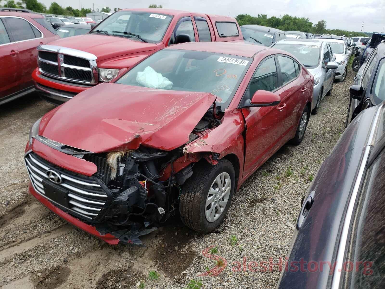 5NPD74LF5JH371373 2018 HYUNDAI ELANTRA