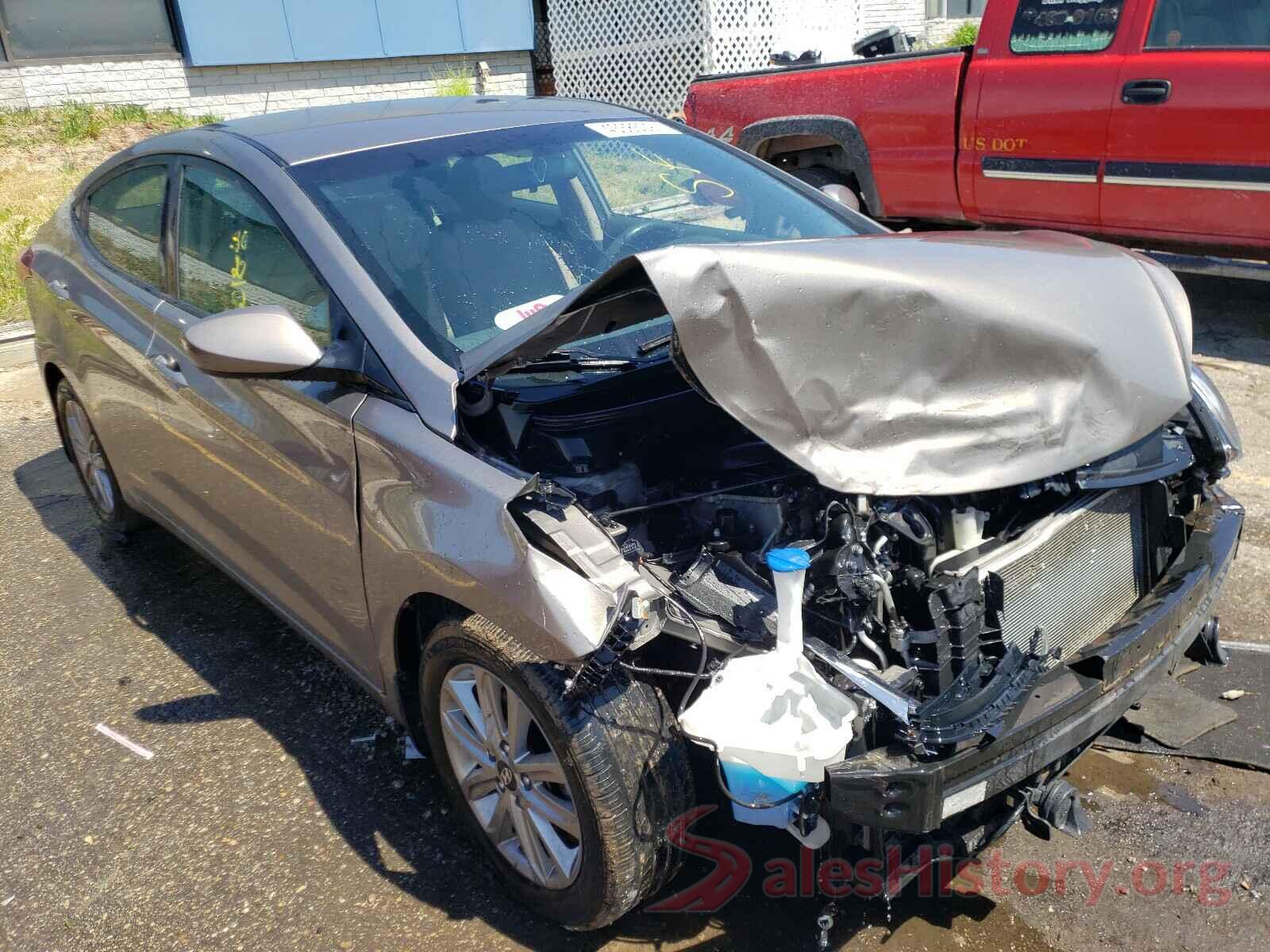 5NPDH4AE8GH759214 2016 HYUNDAI ELANTRA