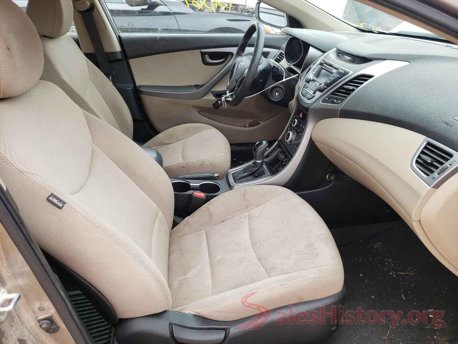 5NPDH4AE3GH682767 2016 HYUNDAI ELANTRA