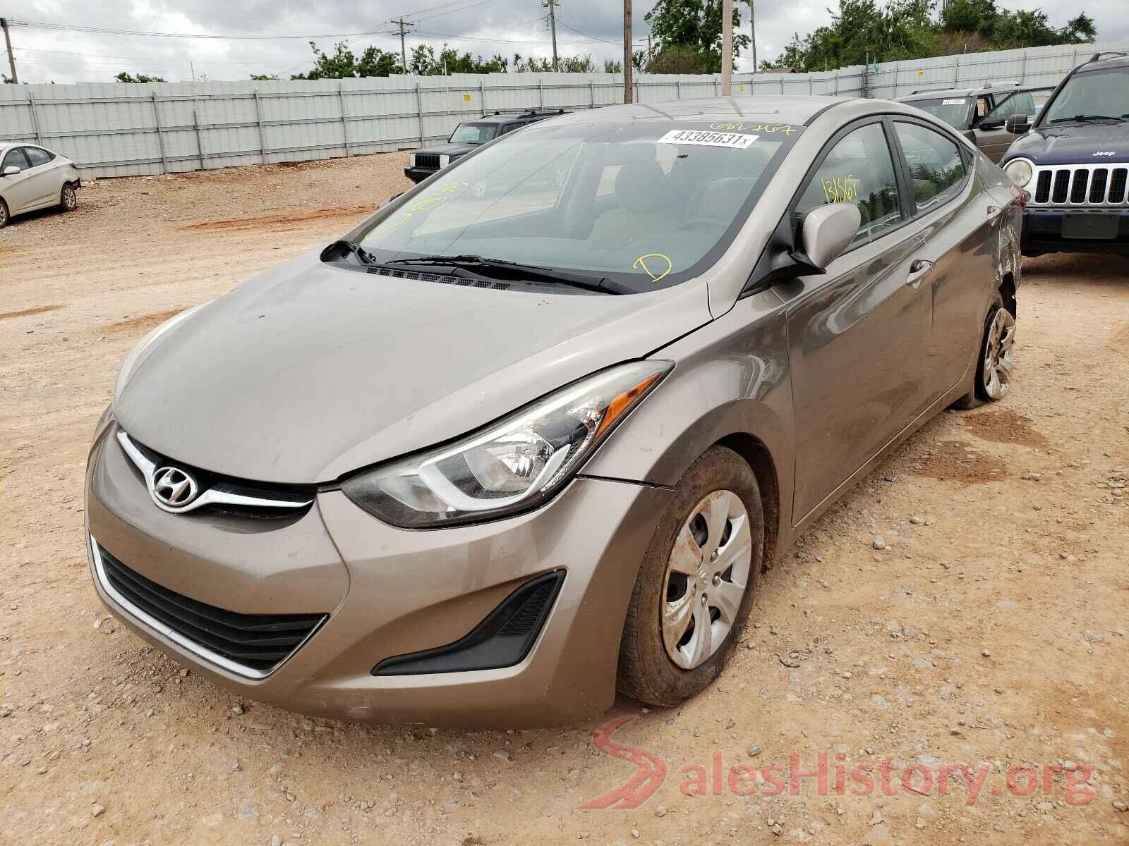 5NPDH4AE3GH682767 2016 HYUNDAI ELANTRA