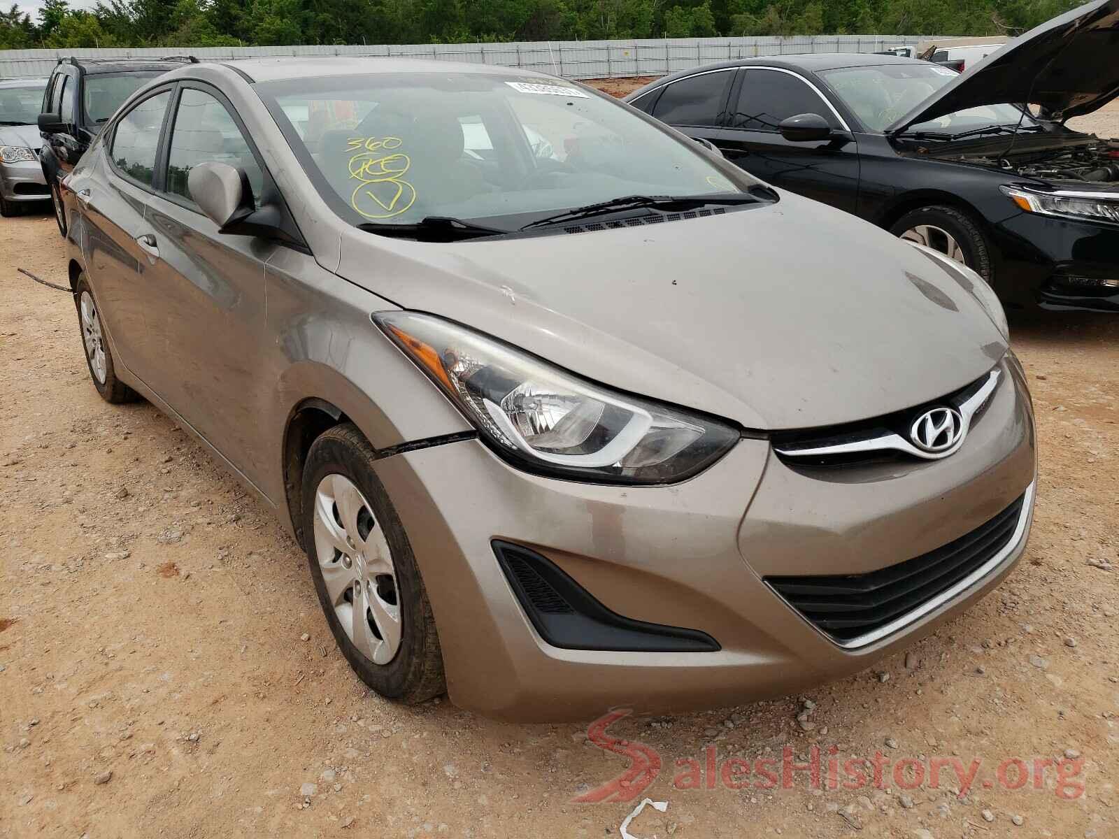 5NPDH4AE3GH682767 2016 HYUNDAI ELANTRA