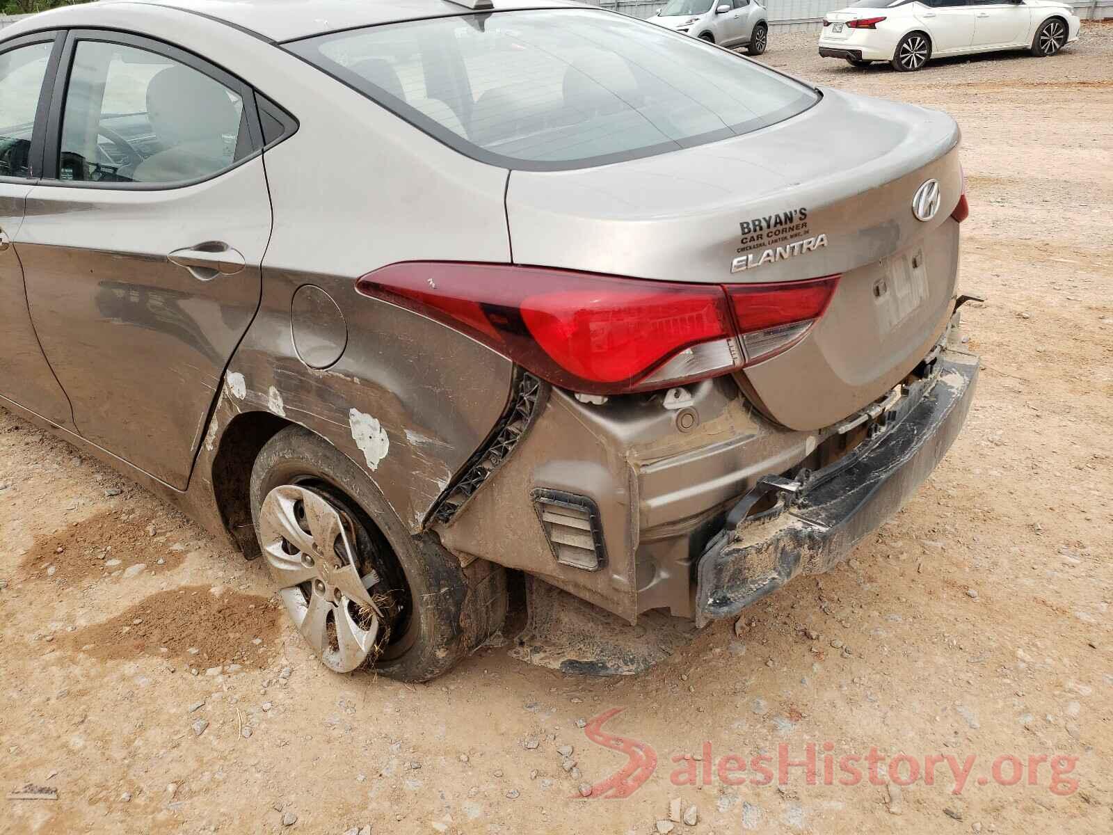 5NPDH4AE3GH682767 2016 HYUNDAI ELANTRA