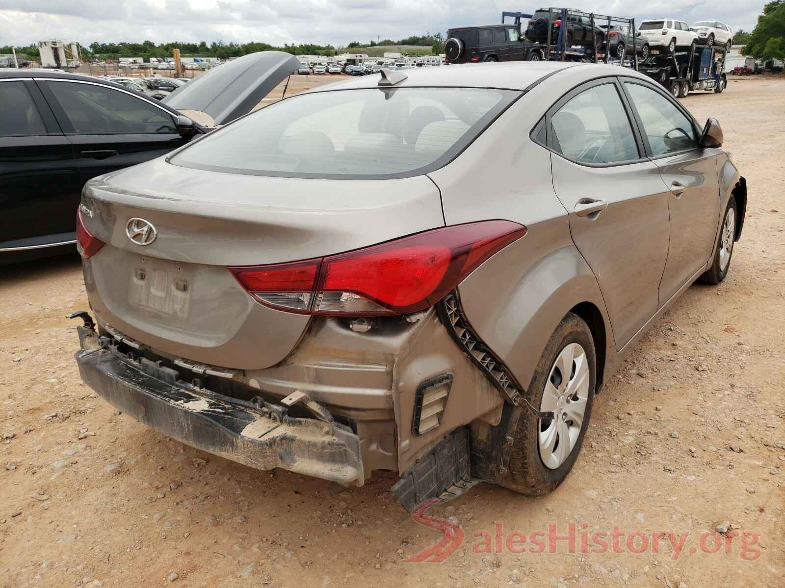 5NPDH4AE3GH682767 2016 HYUNDAI ELANTRA