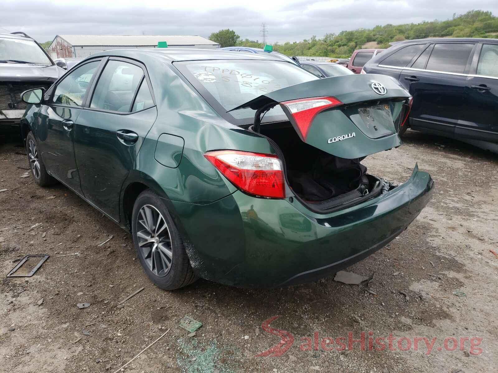 2T1BURHE0GC688700 2016 TOYOTA COROLLA