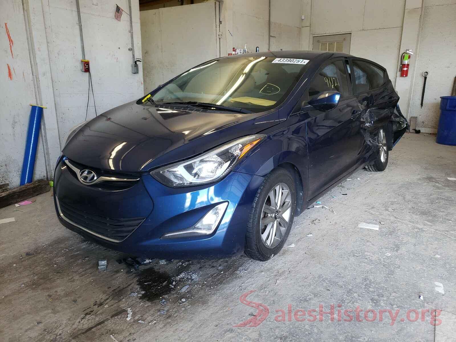 5NPDH4AE9GH720616 2016 HYUNDAI ELANTRA