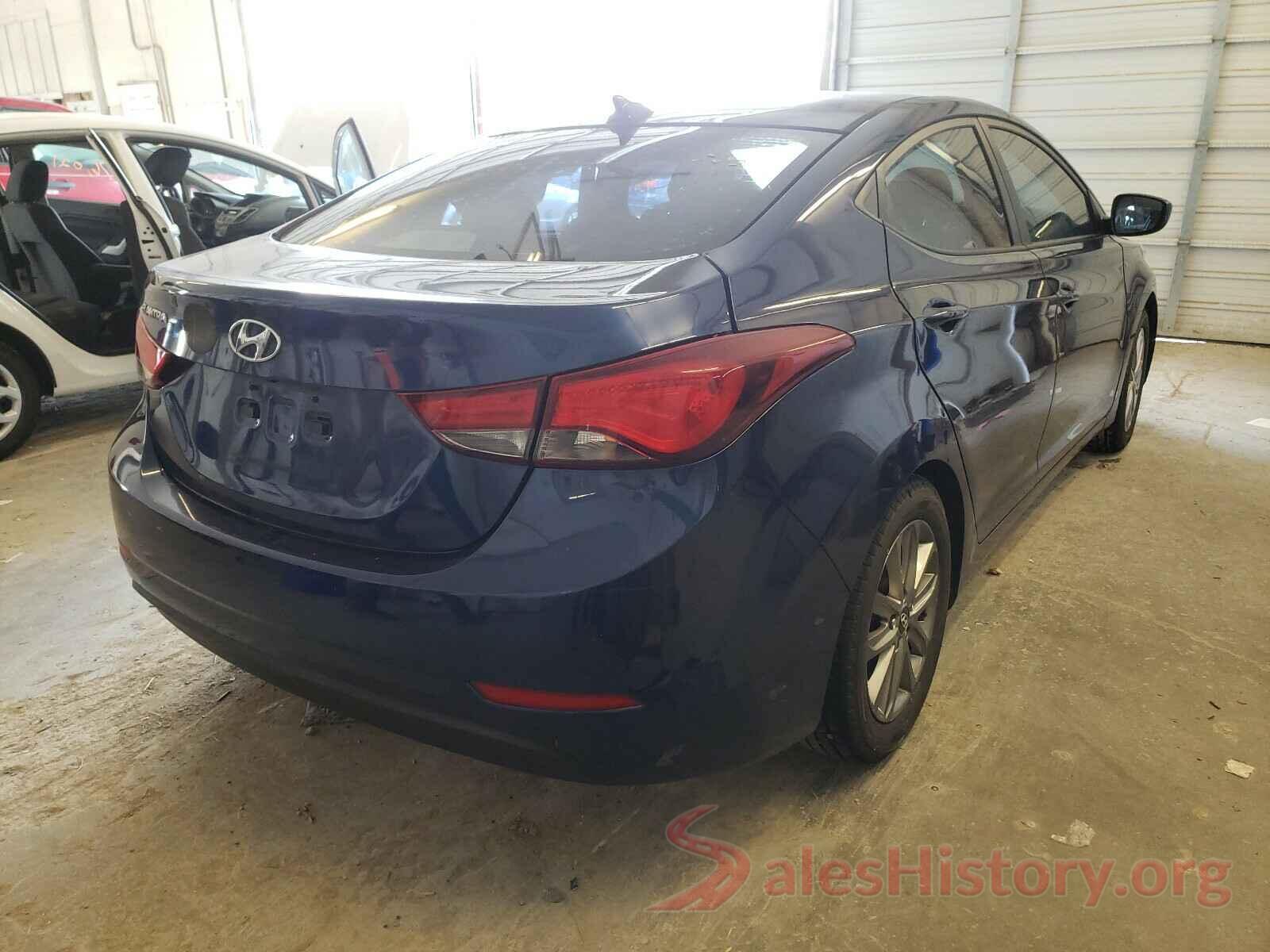 5NPDH4AE9GH720616 2016 HYUNDAI ELANTRA