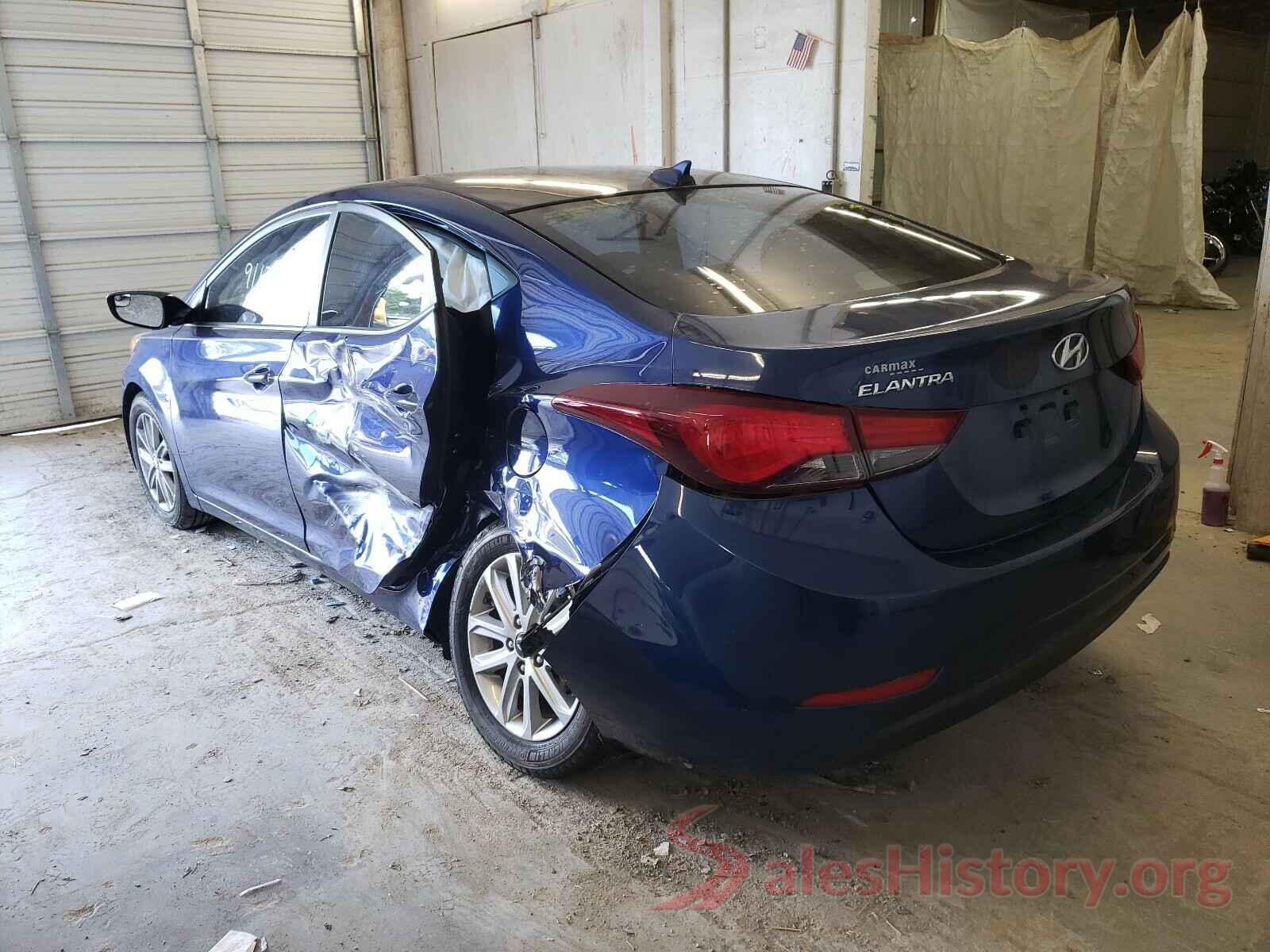 5NPDH4AE9GH720616 2016 HYUNDAI ELANTRA