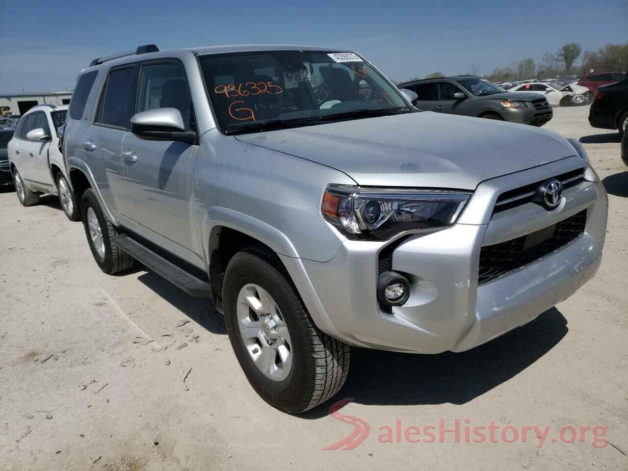 JTEMU5JRXM5936325 2021 TOYOTA 4RUNNER