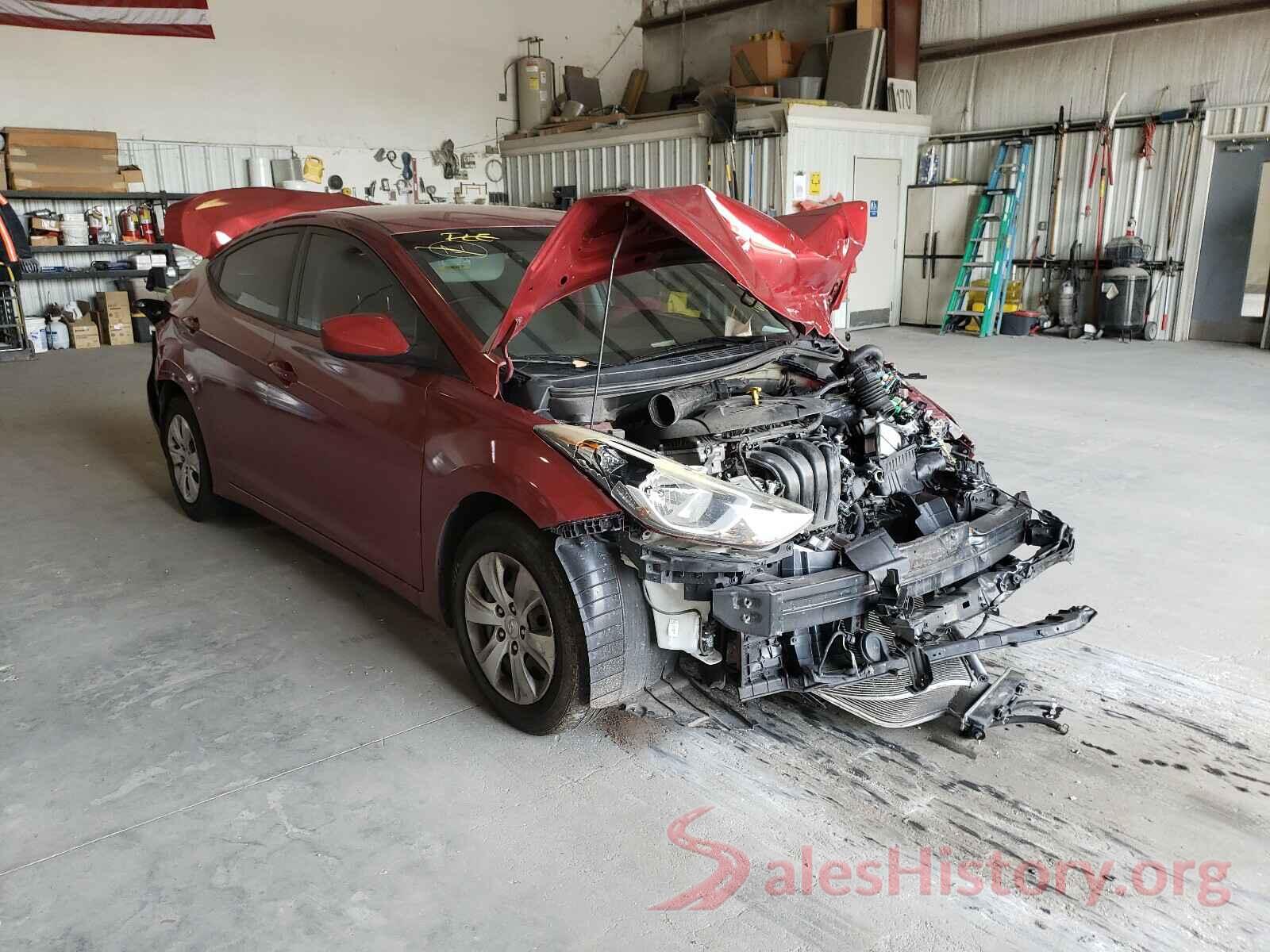 5NPDH4AE9GH687326 2016 HYUNDAI ELANTRA