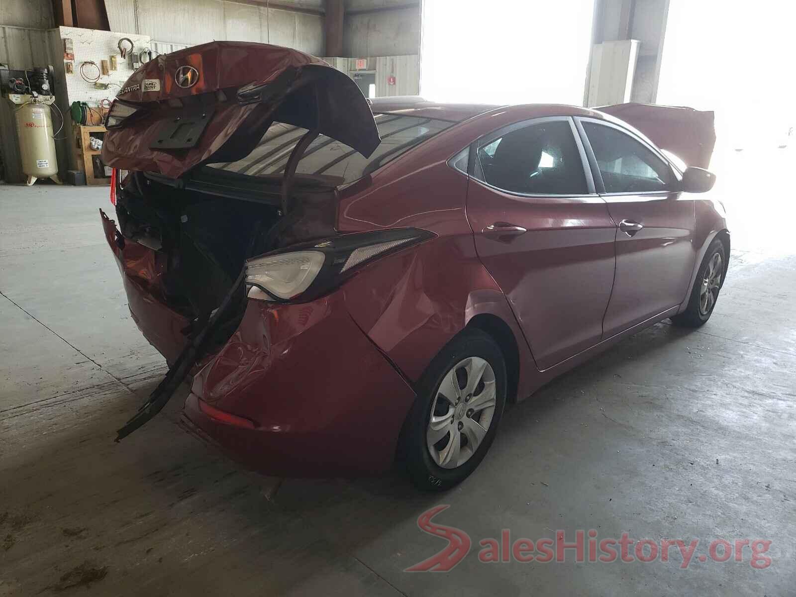 5NPDH4AE9GH687326 2016 HYUNDAI ELANTRA