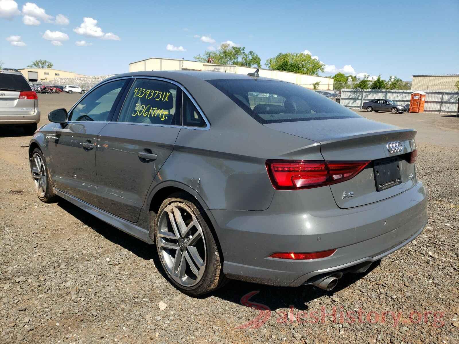 WAUJ8GFF3J1075365 2018 AUDI A3