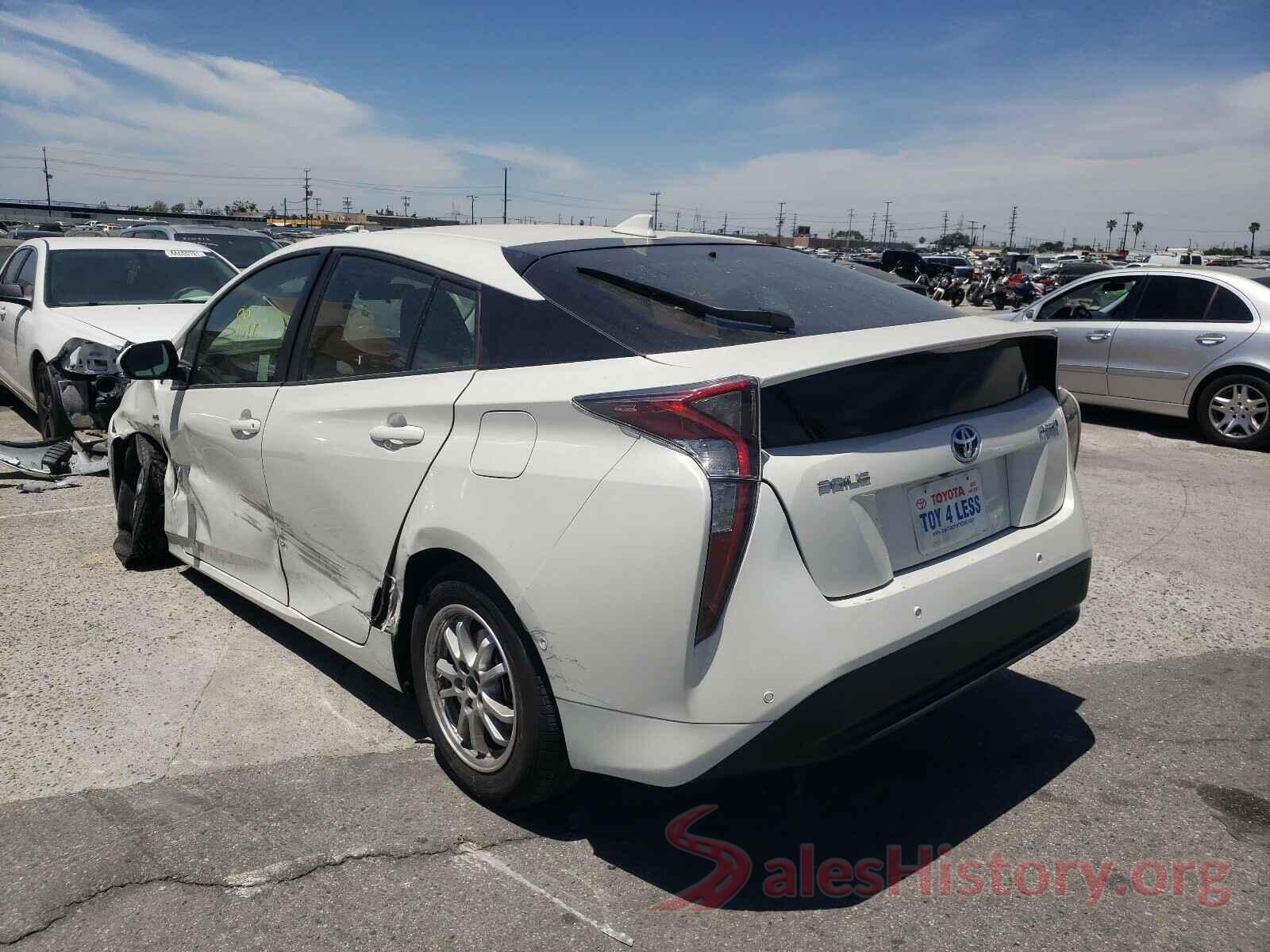 JTDKBRFU7H3570315 2017 TOYOTA PRIUS