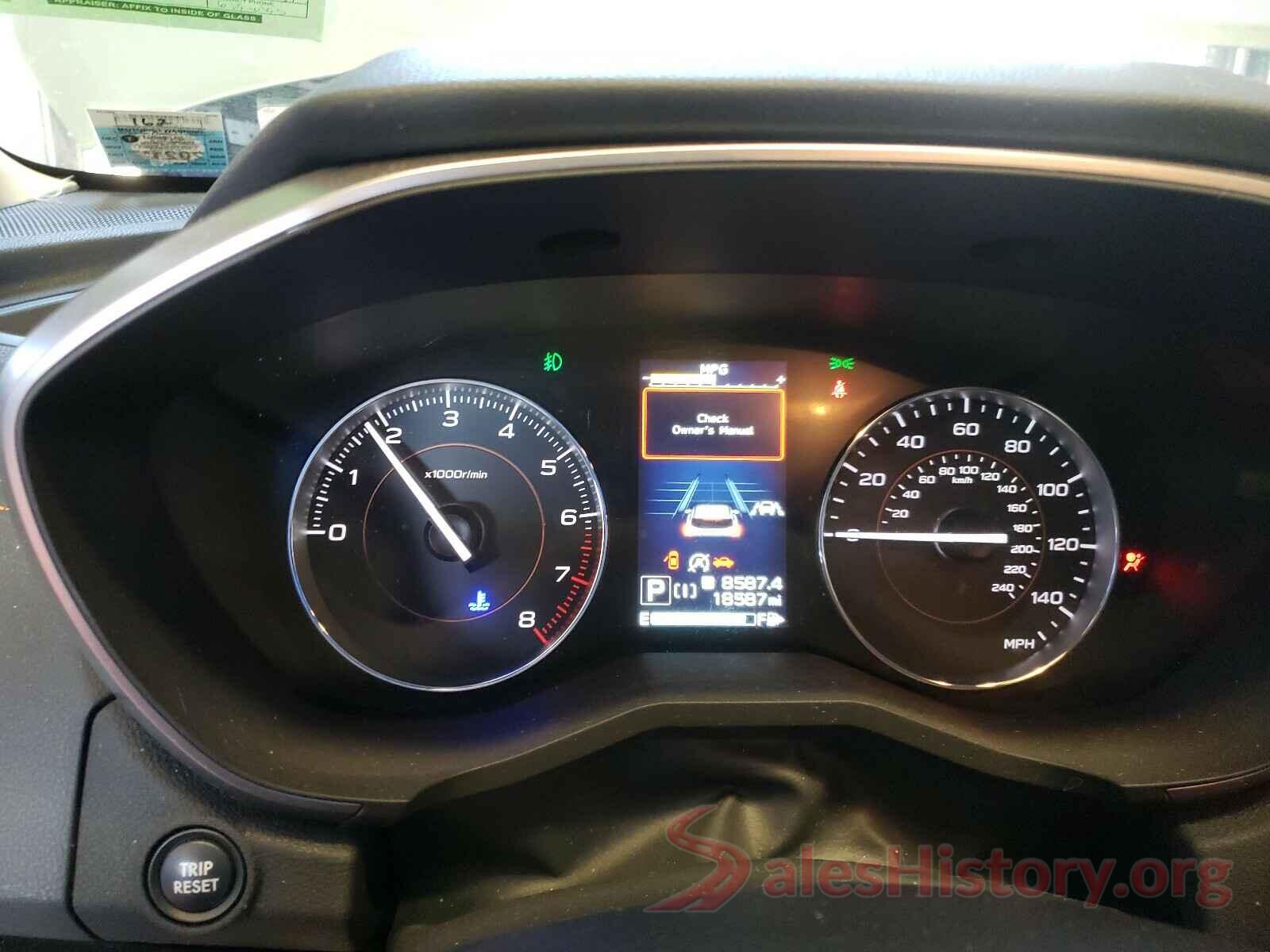 JF2GTAMC8L8264476 2020 SUBARU CROSSTREK