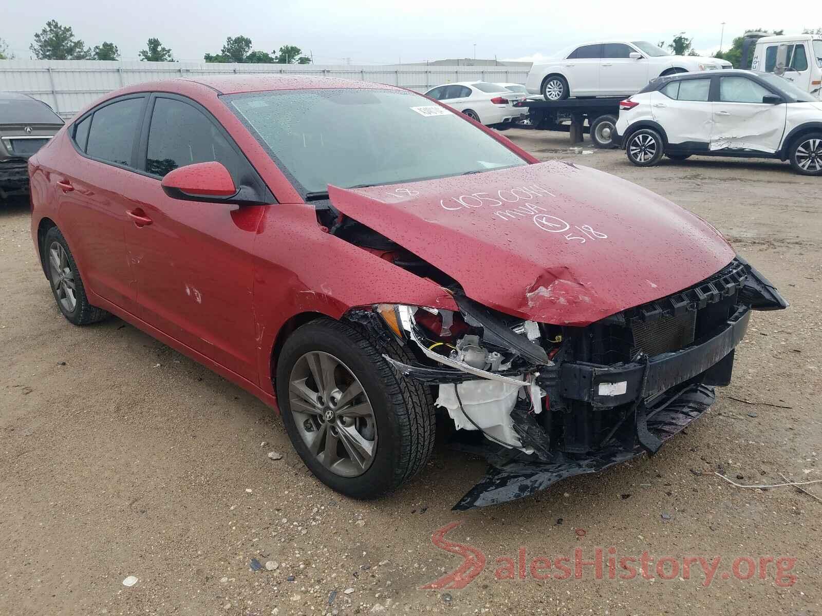 5NPD84LF5JH236939 2018 HYUNDAI ELANTRA