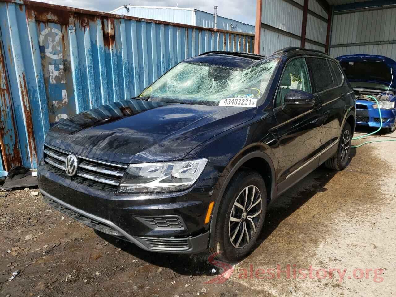 3VV2B7AXXMM058404 2021 VOLKSWAGEN TIGUAN