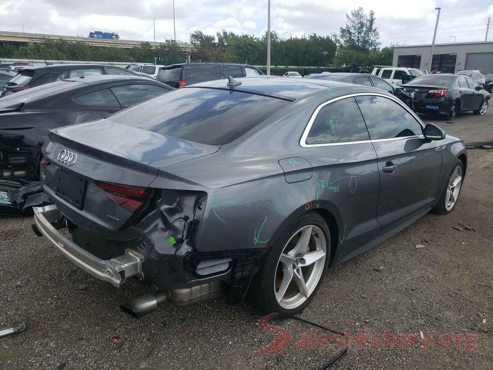 WAUSNAF59KA061439 2019 AUDI A5