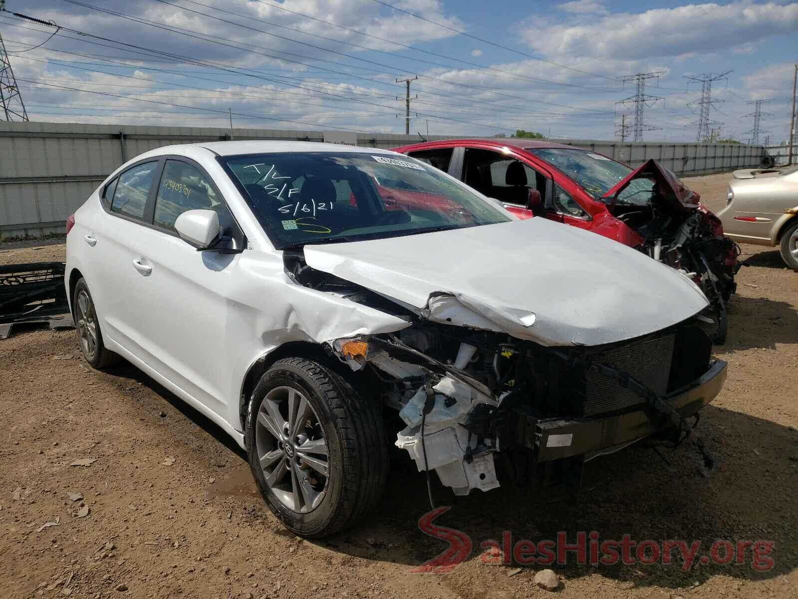 5NPD84LF2JH240592 2018 HYUNDAI ELANTRA