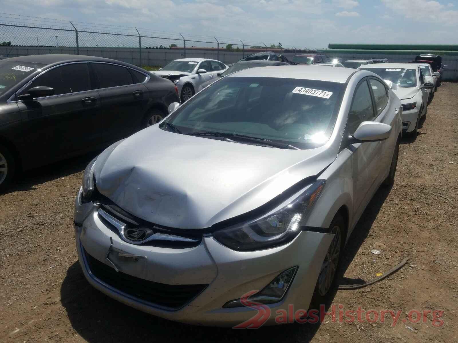 5NPDH4AE9GH762462 2016 HYUNDAI ELANTRA