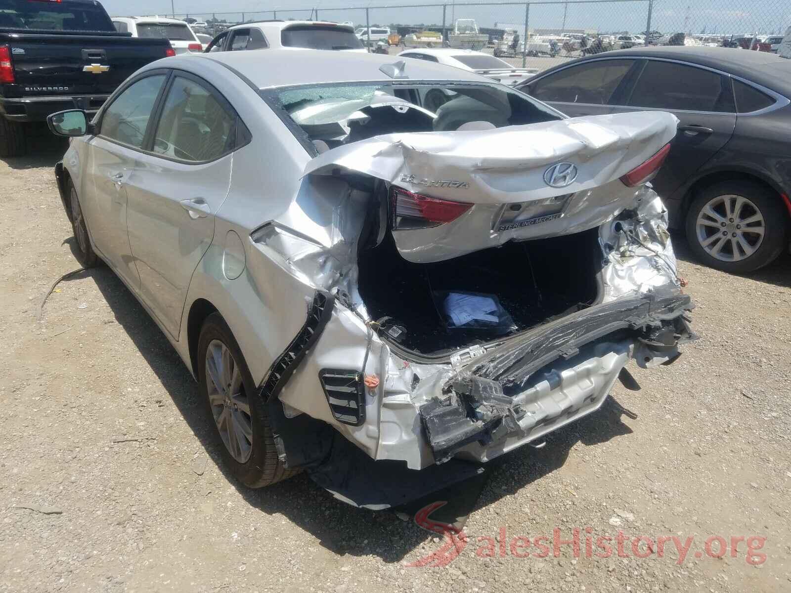 5NPDH4AE9GH762462 2016 HYUNDAI ELANTRA