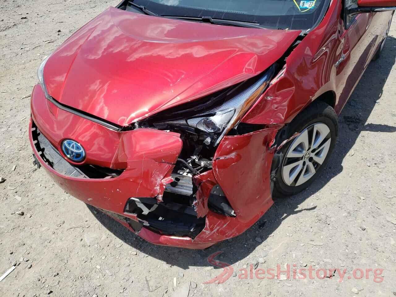 JTDKBRFU0J3582411 2018 TOYOTA PRIUS