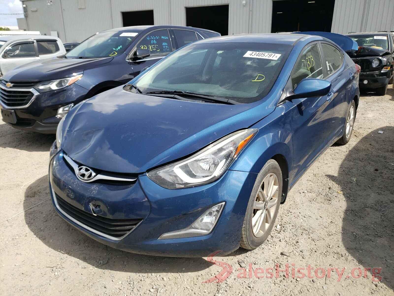 KMHDH4AE0GU480681 2016 HYUNDAI ELANTRA