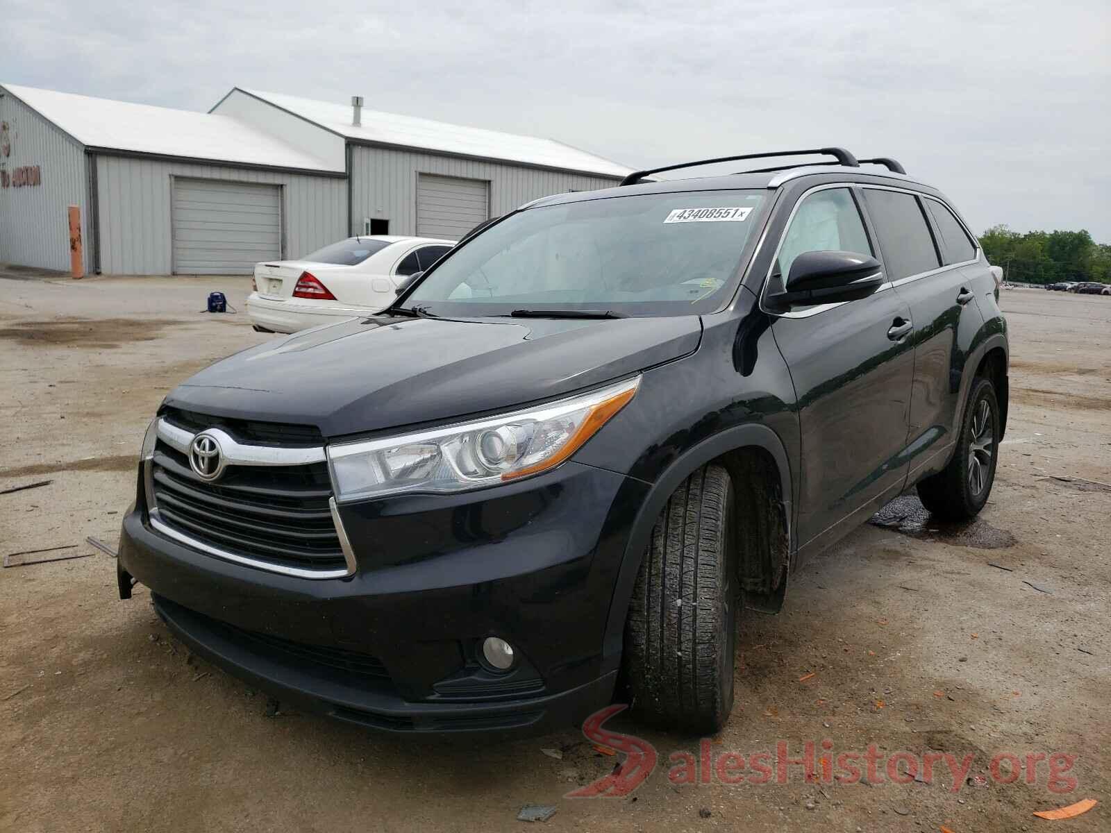 5TDJKRFH3GS265390 2016 TOYOTA HIGHLANDER