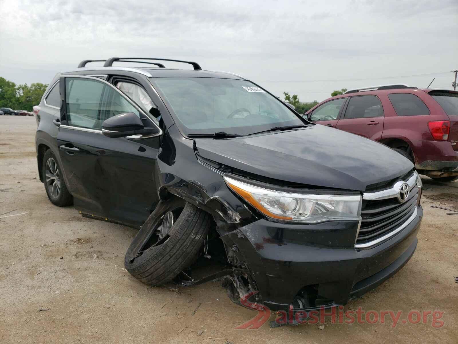 5TDJKRFH3GS265390 2016 TOYOTA HIGHLANDER