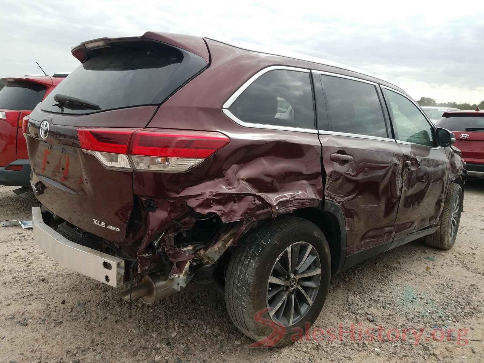 5TDJZRFH0KS918729 2019 TOYOTA HIGHLANDER