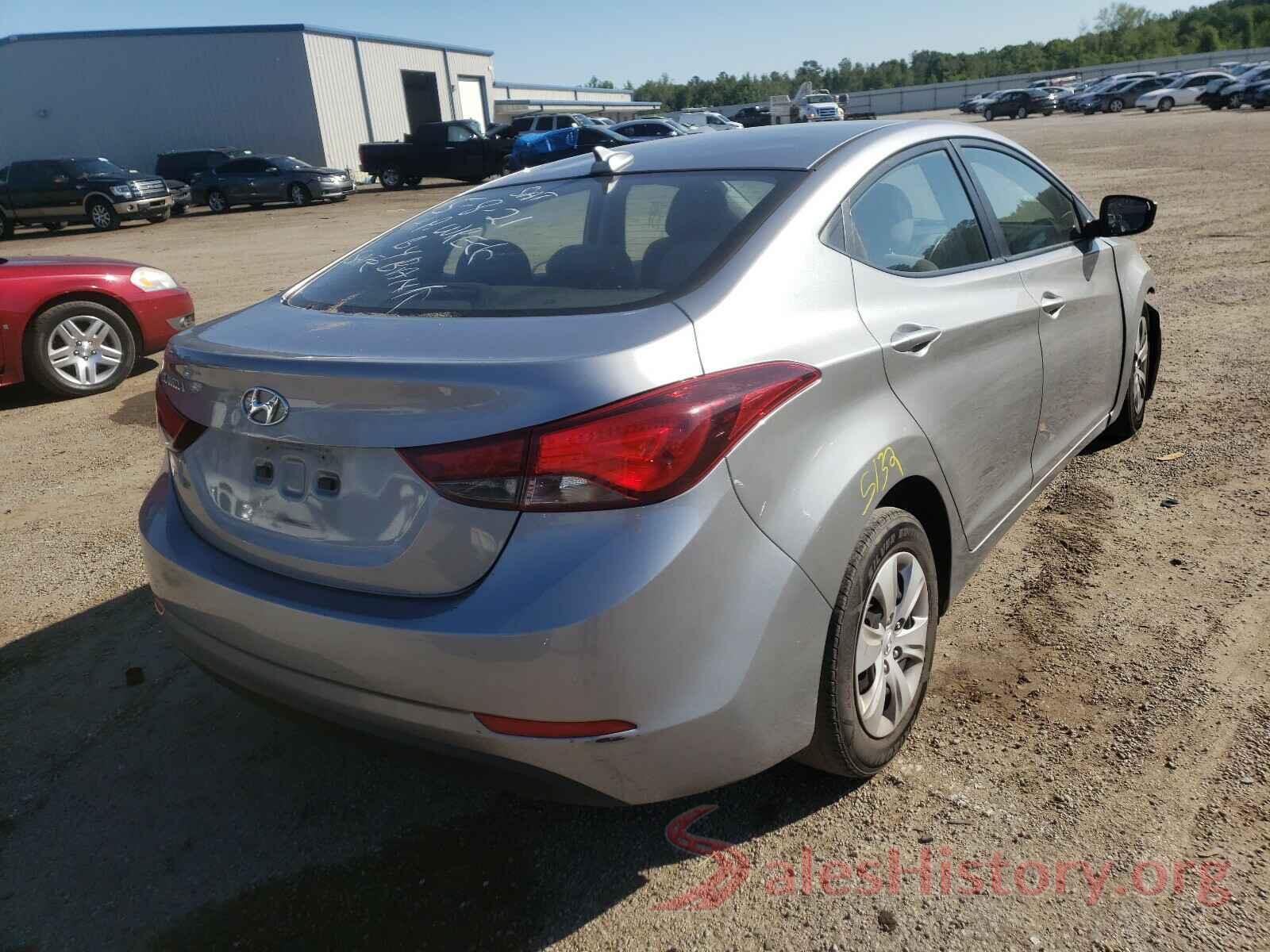 5NPDH4AE5GH729006 2016 HYUNDAI ELANTRA