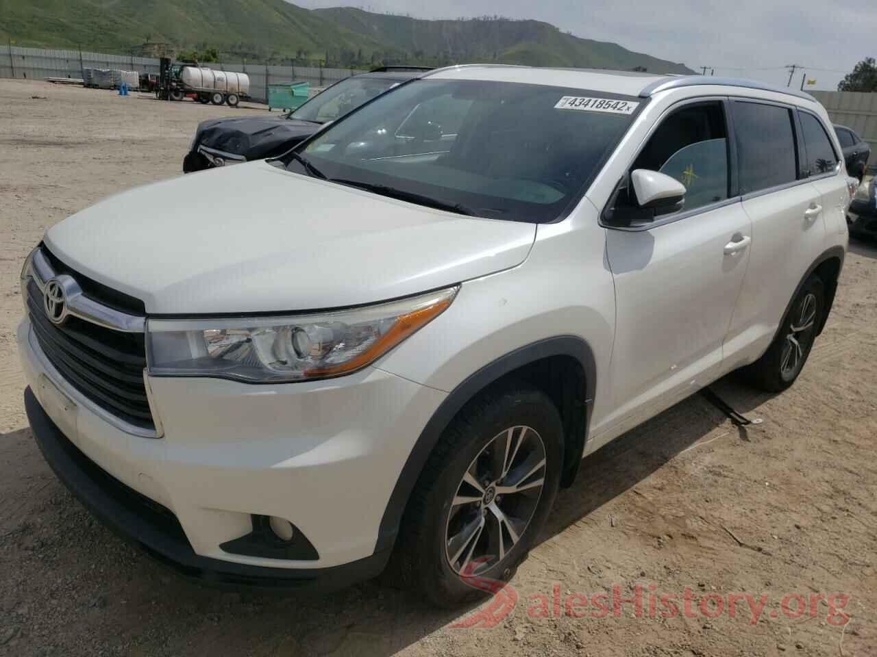 5TDJKRFH6GS293328 2016 TOYOTA HIGHLANDER