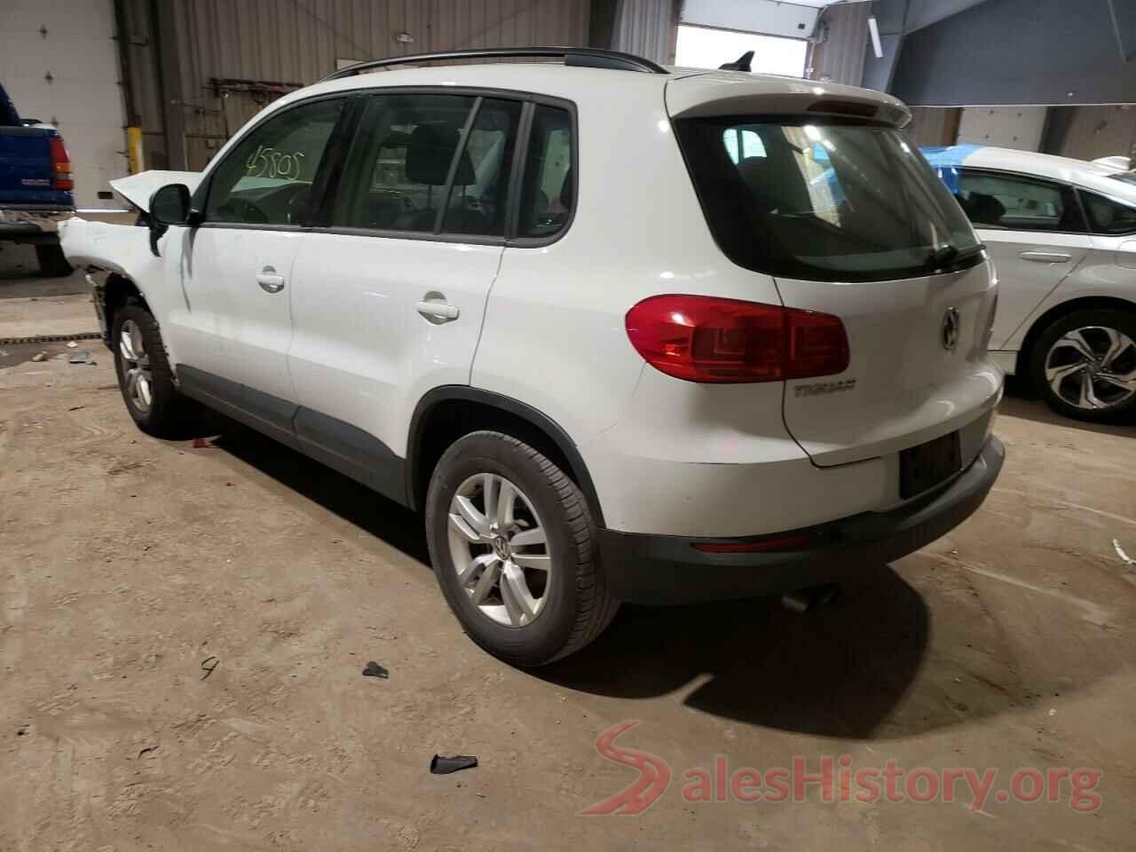 WVGAV7AXXHK023842 2017 VOLKSWAGEN TIGUAN