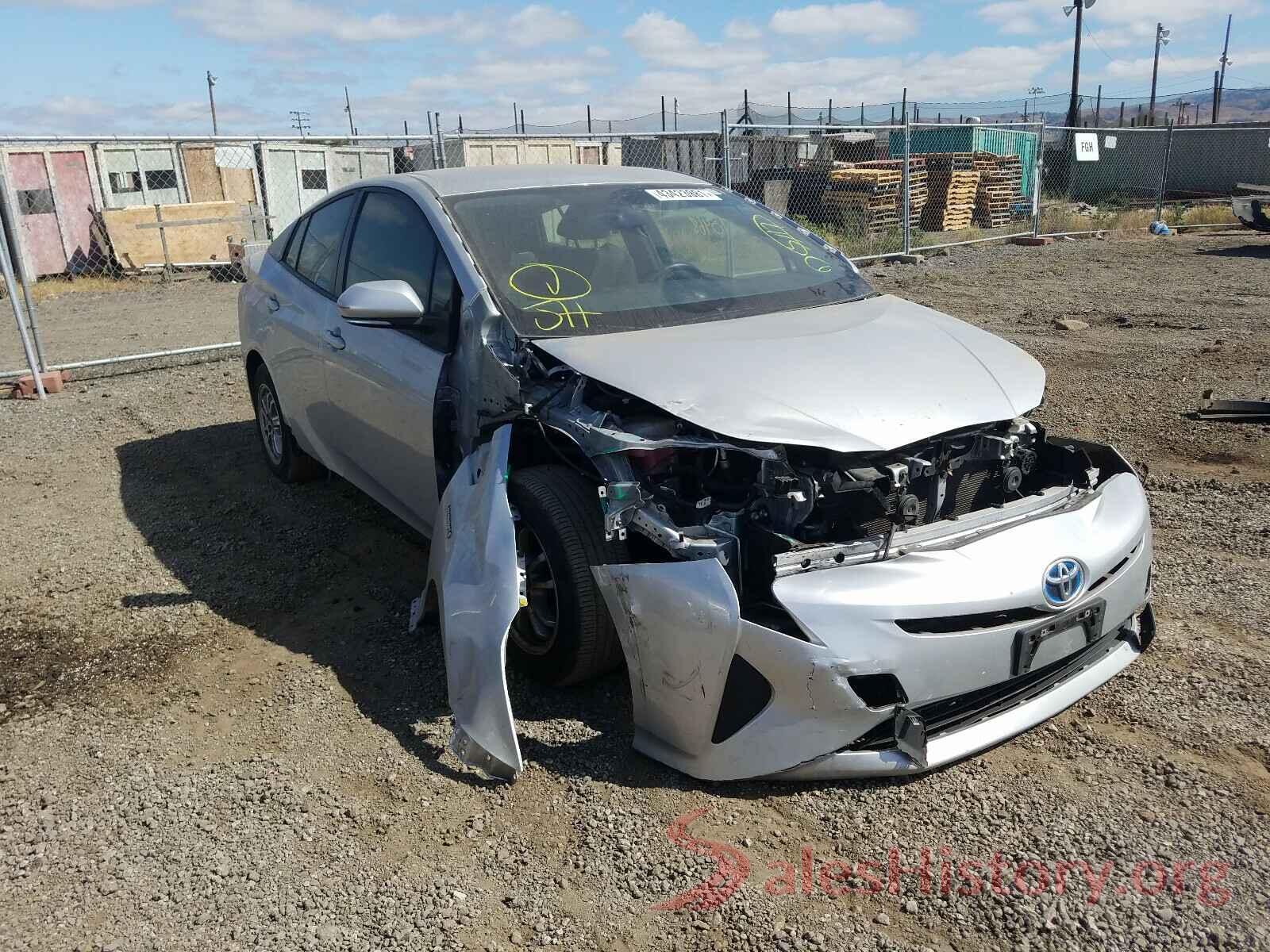 JTDKBRFU5G3017628 2016 TOYOTA PRIUS