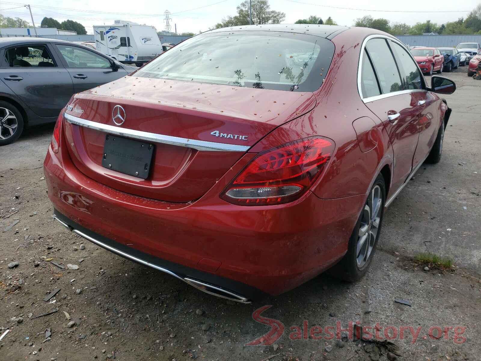 55SWF4KB2HU214160 2017 MERCEDES-BENZ C CLASS