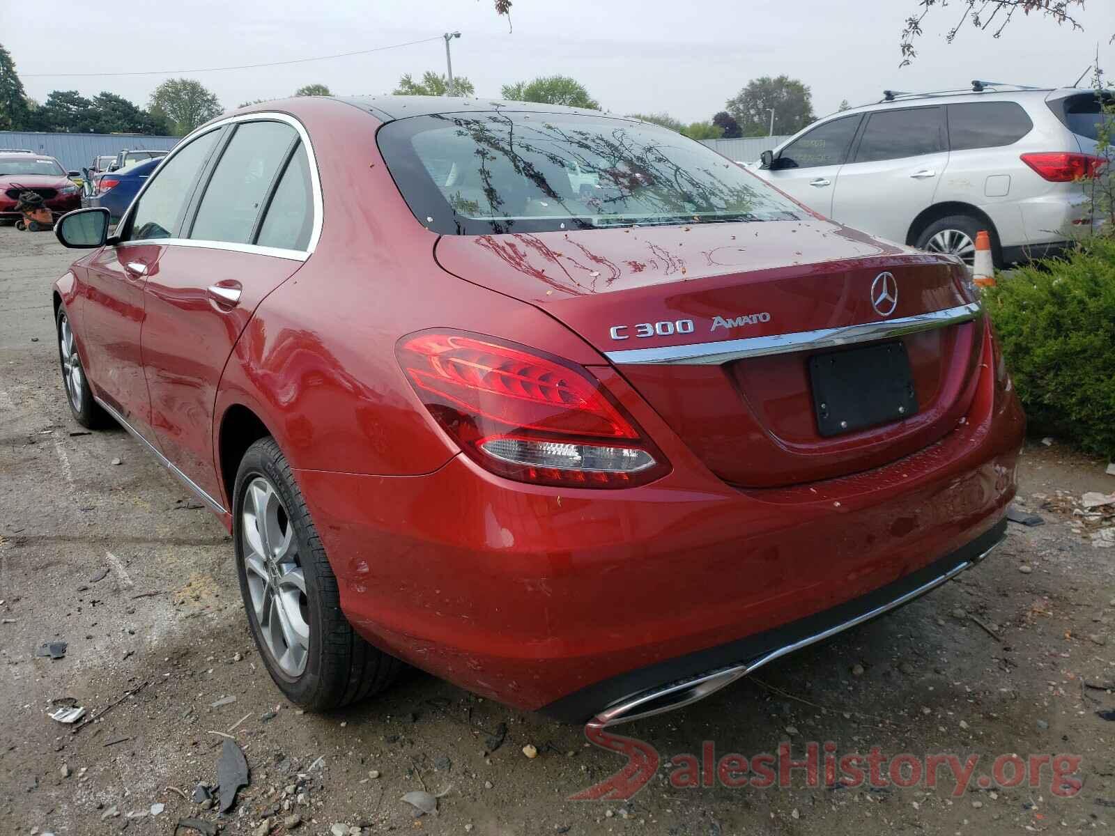 55SWF4KB2HU214160 2017 MERCEDES-BENZ C CLASS